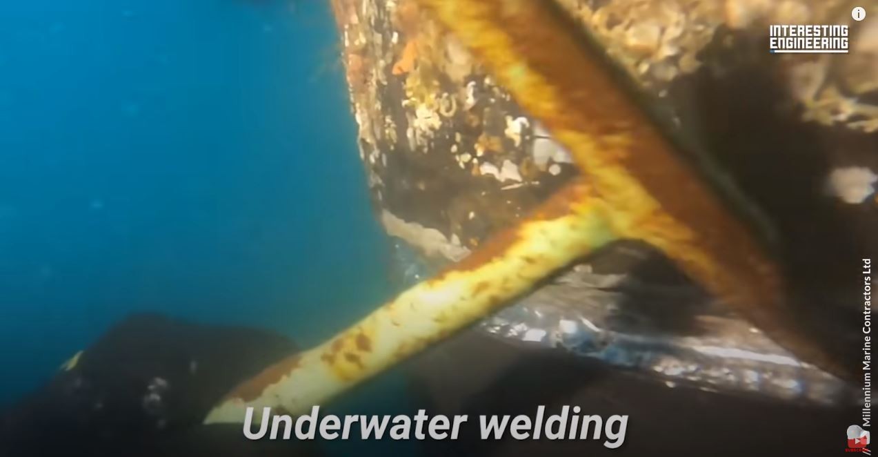 The dangerous world of underwater welding